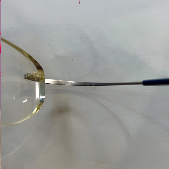 Titanium Rimless Silver and Black Frames - Picture 10 of 13